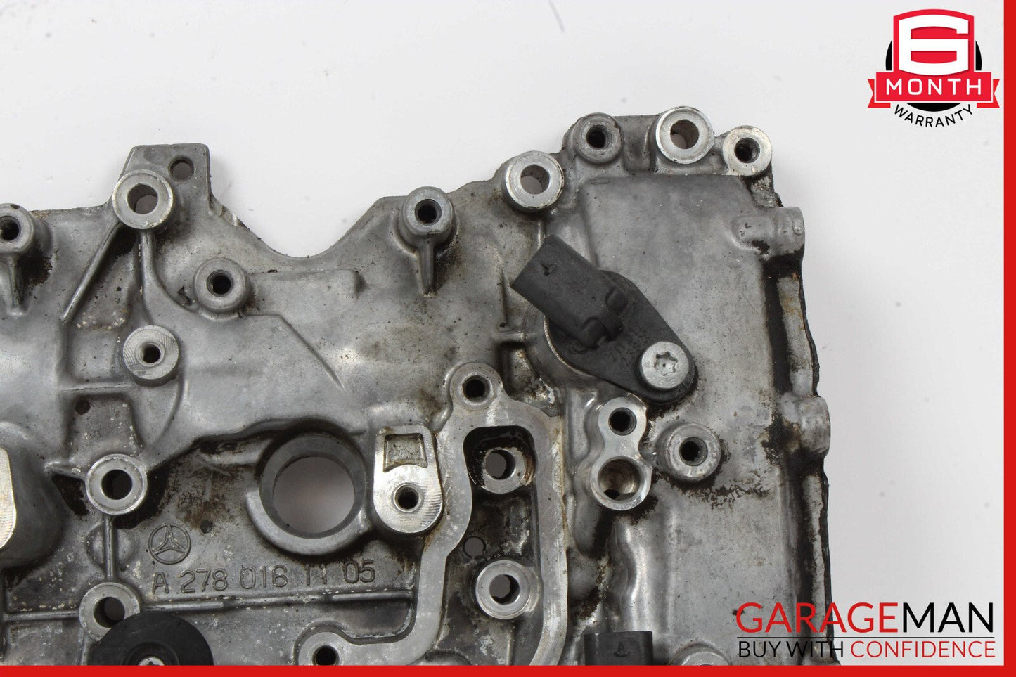 11-20 Mercedes X166 GL450 E550 S550 Left Side Engine Cylinder Head Valve Cover