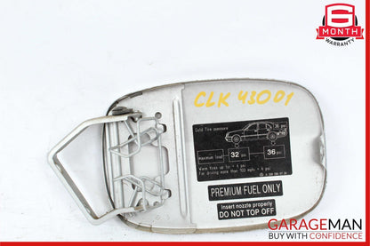 98-03 Mercedes W208 CLK430 CLK320 CLK55 Fuel Gas Tank Door Lid Cover Silver OEM