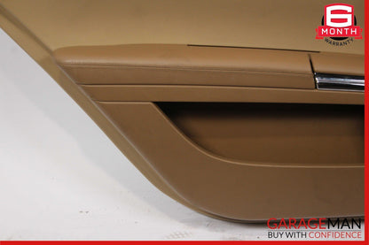 07-09 Mercedes W221 S550 Rear Left Side Interior Door Panel Trim Assy Brown