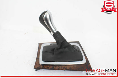 12-14 Mercedes W204 C250 Gear Shift Selector Indicator Knob Boot Assembly OEM