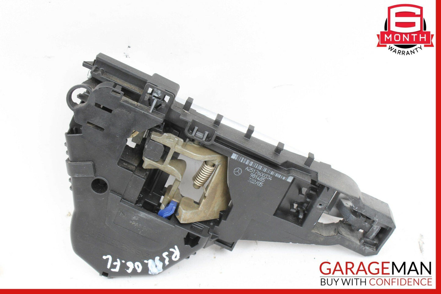 06-13 Mercedes W251 R350 ML550 Exterior Door Handle Front Left Side Silver OEM