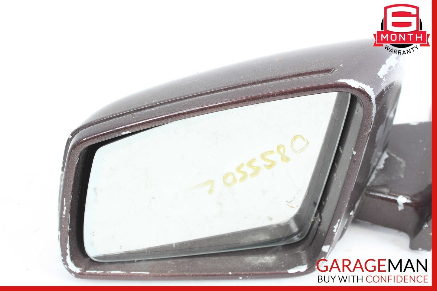 10-13 Mercedes W221 S350 S550 S63 AMG Side Rear View Door Mirror Left Driver Red