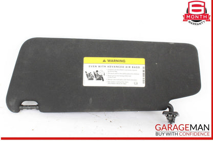 08-14 Mercedes W204 C250 C300 C350 Front Right Side Sunvisor Sun Visor Black OEM