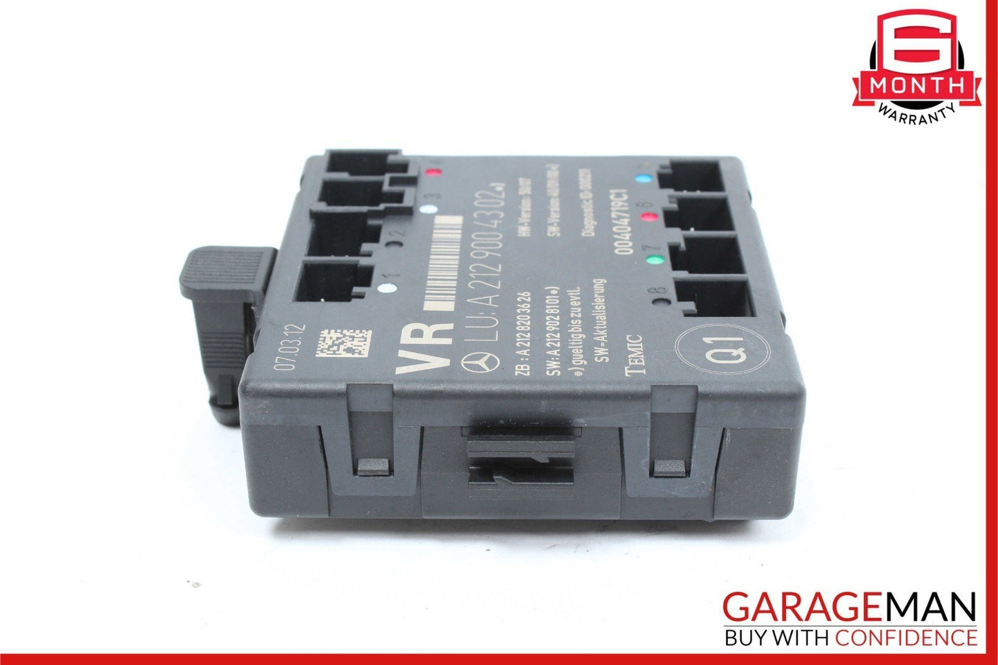 08-18 Mercedes W204 C250 Front Right Side Door Control Module 2129004302 OEM