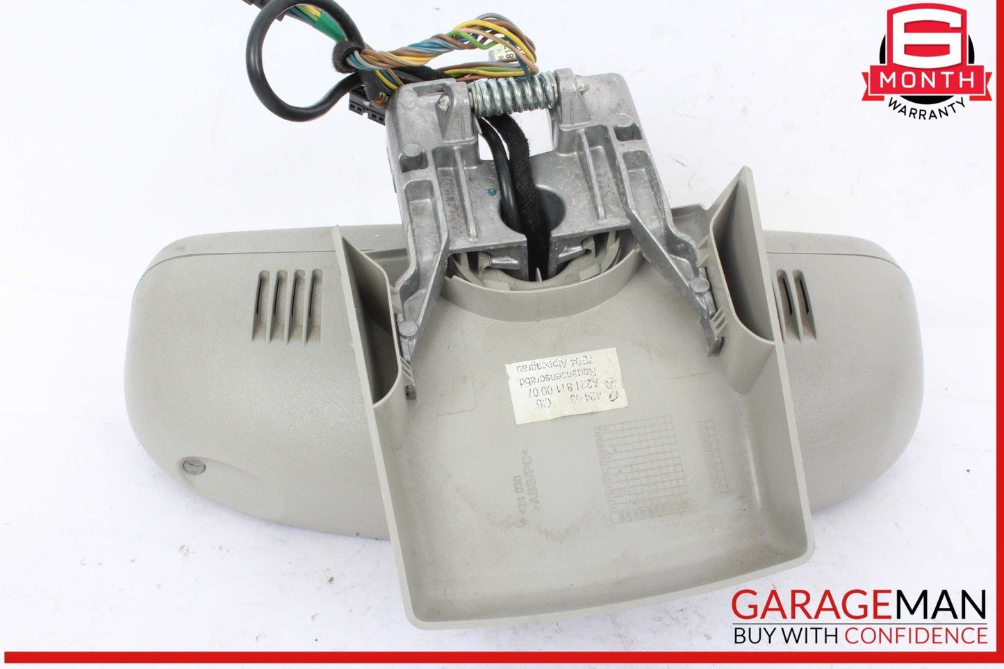07-09 Mercedes W221 S550 S63 AMG Interior Top Upper Rear View Mirror Gray OEM
