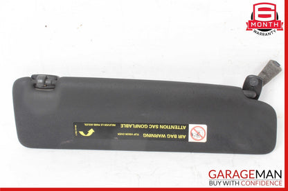 10-17 Audi S5 A5 Front Left Driver Side Sun Visor Black OEM