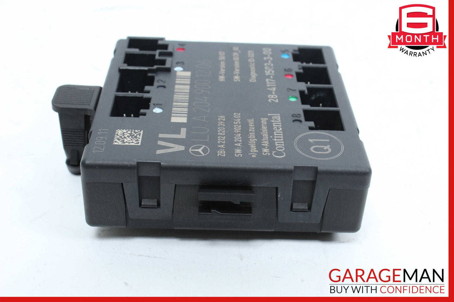 12-15 Mercedes W204 C250 C350 Front Left Driver Side Door Control Module Unit