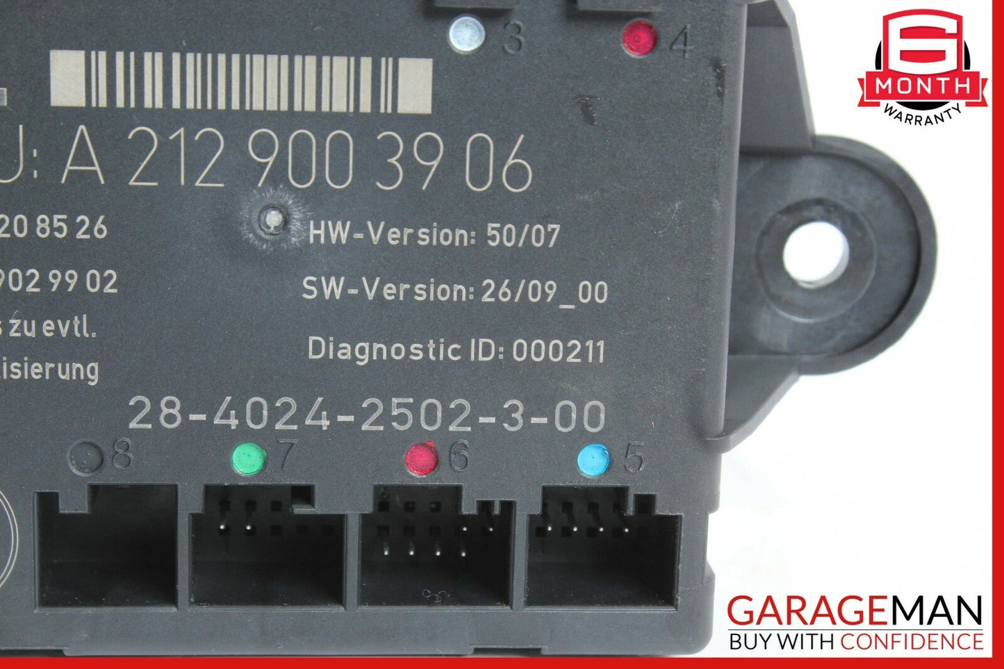 08-14 Mercedes W204 C250 C300 C350 Rear Left Side Door Control Module Unit