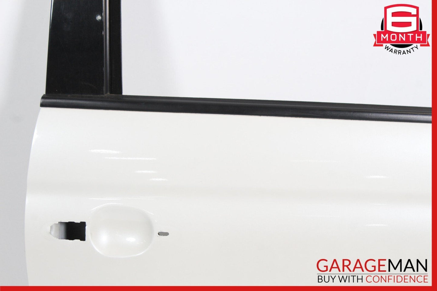 12-17 Fiat 500 Front Right Passenger Side Door Shell Panel White OEM