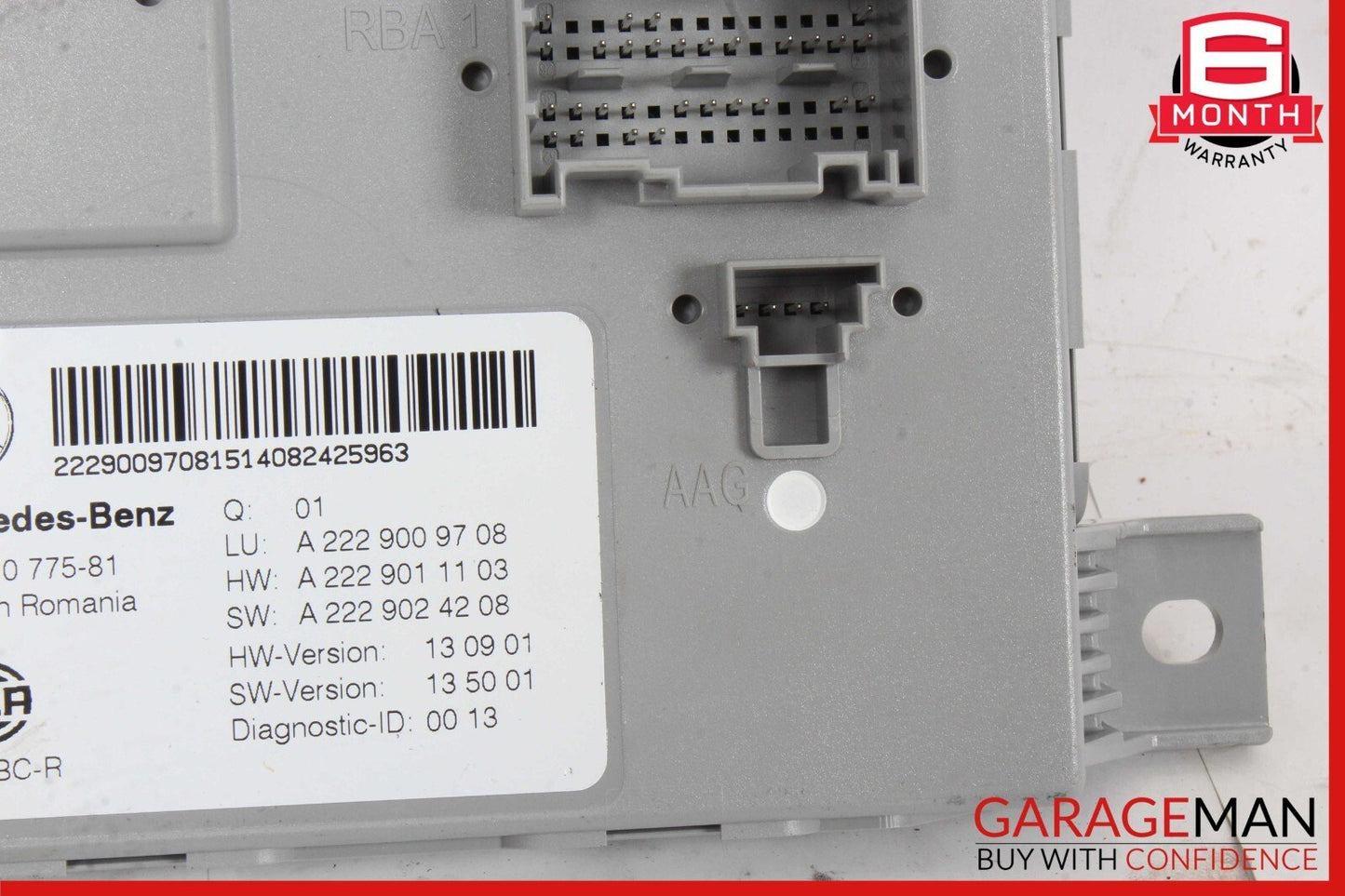 15-18 Mercedes W205 C400 C350e Rear Trunk SAM Control Module Unit