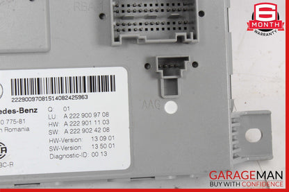 15-18 Mercedes W205 C400 C350e Rear Trunk SAM Control Module Unit