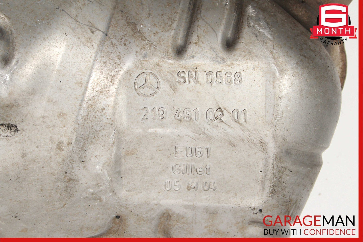 06-08 Mercedes W219 CLS500 Rear Left Driver Side Exhaust Muffler Tip OEM