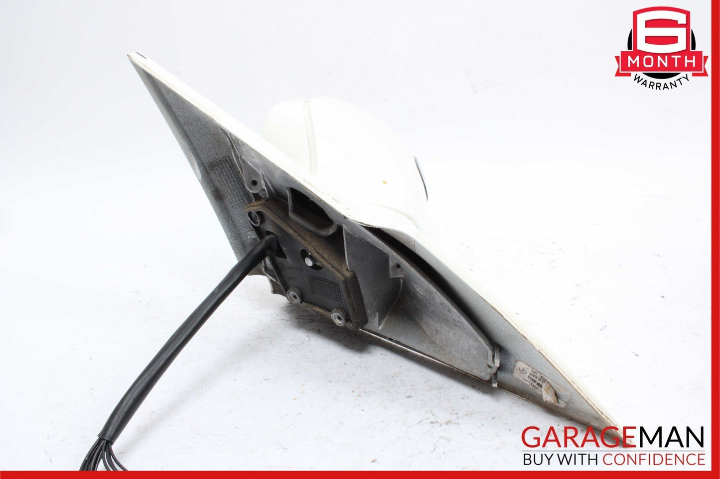 2003 Mercedes R230 SL500 SL55 AMG Front Left Side Rear View Door Mirror White