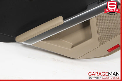 10-15 Mercedes X204 GLK350 Rear Left Interior Door Trim Panel Cover Brown