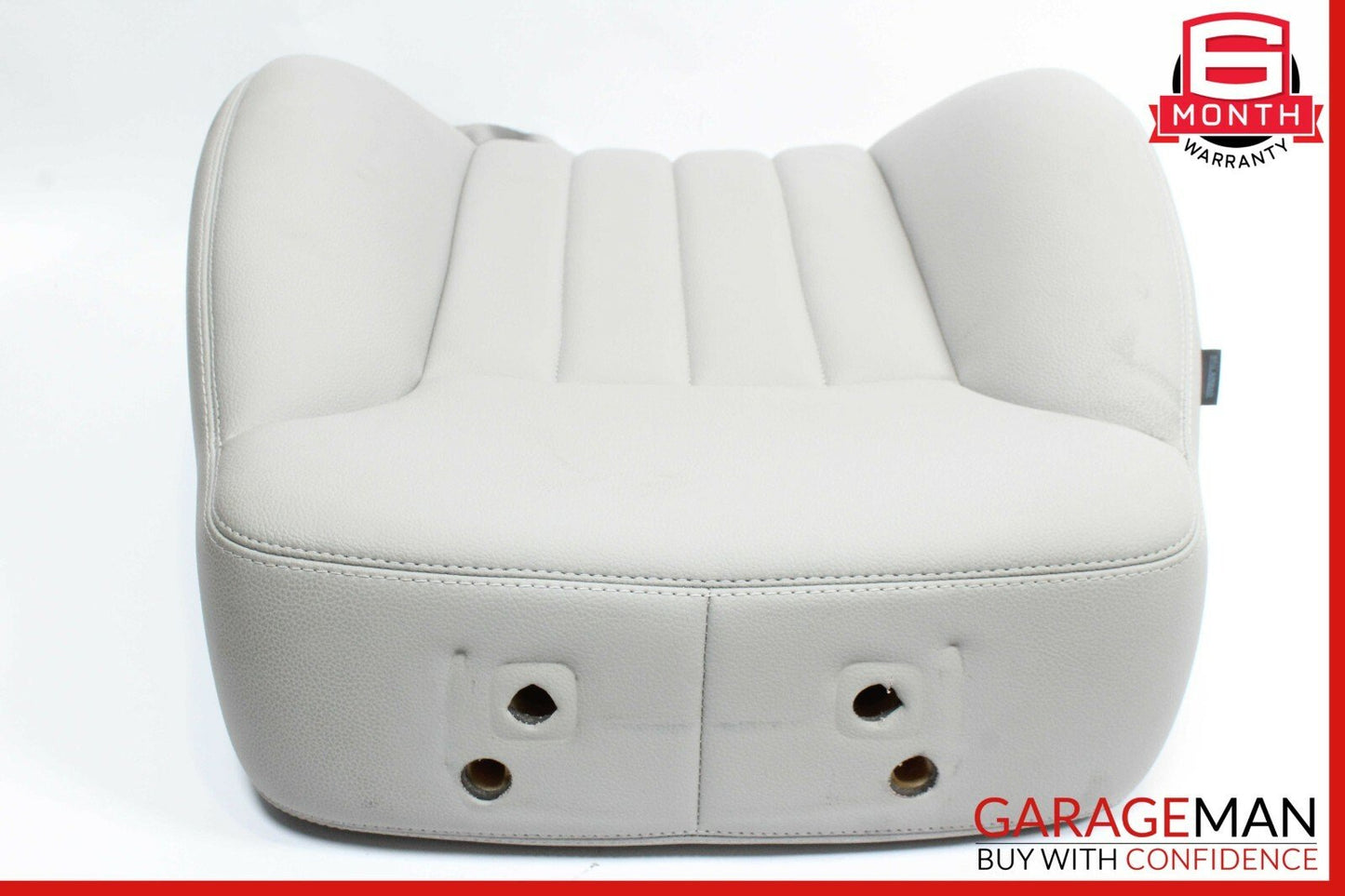 06-10 Mercedes W251 R350 Front Right Side Top Upper Seat Cushion Leather Gray