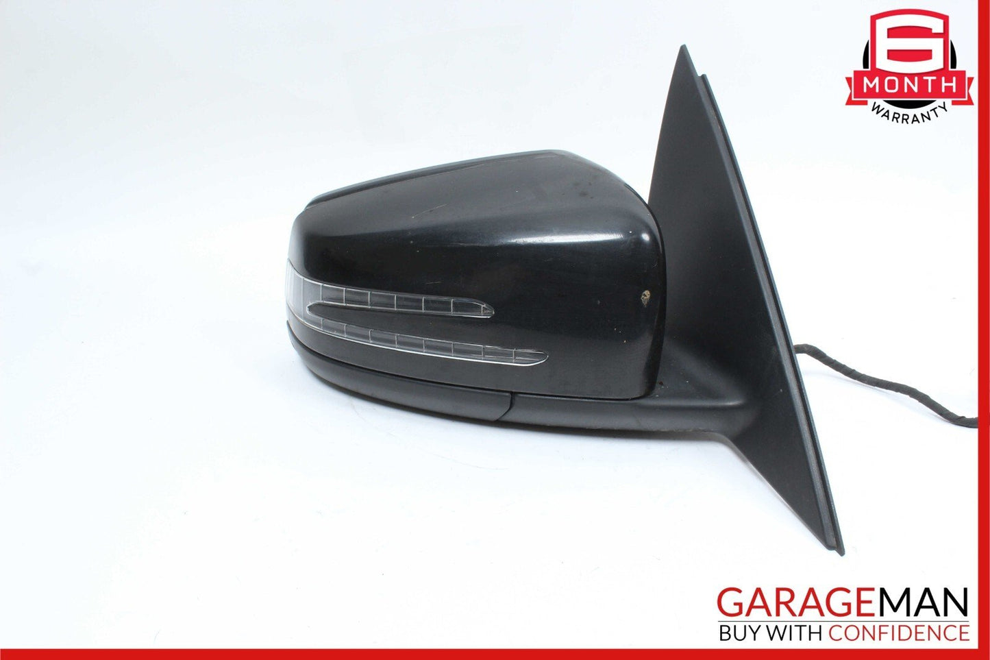 10-14 Mercedes W204 C63 AMG Front Right Side Mirror Door Rear View Glass Black