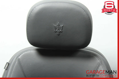 14-17 Maserati Ghibli Front Left & Right Complete Seat Cushion Assembly Black