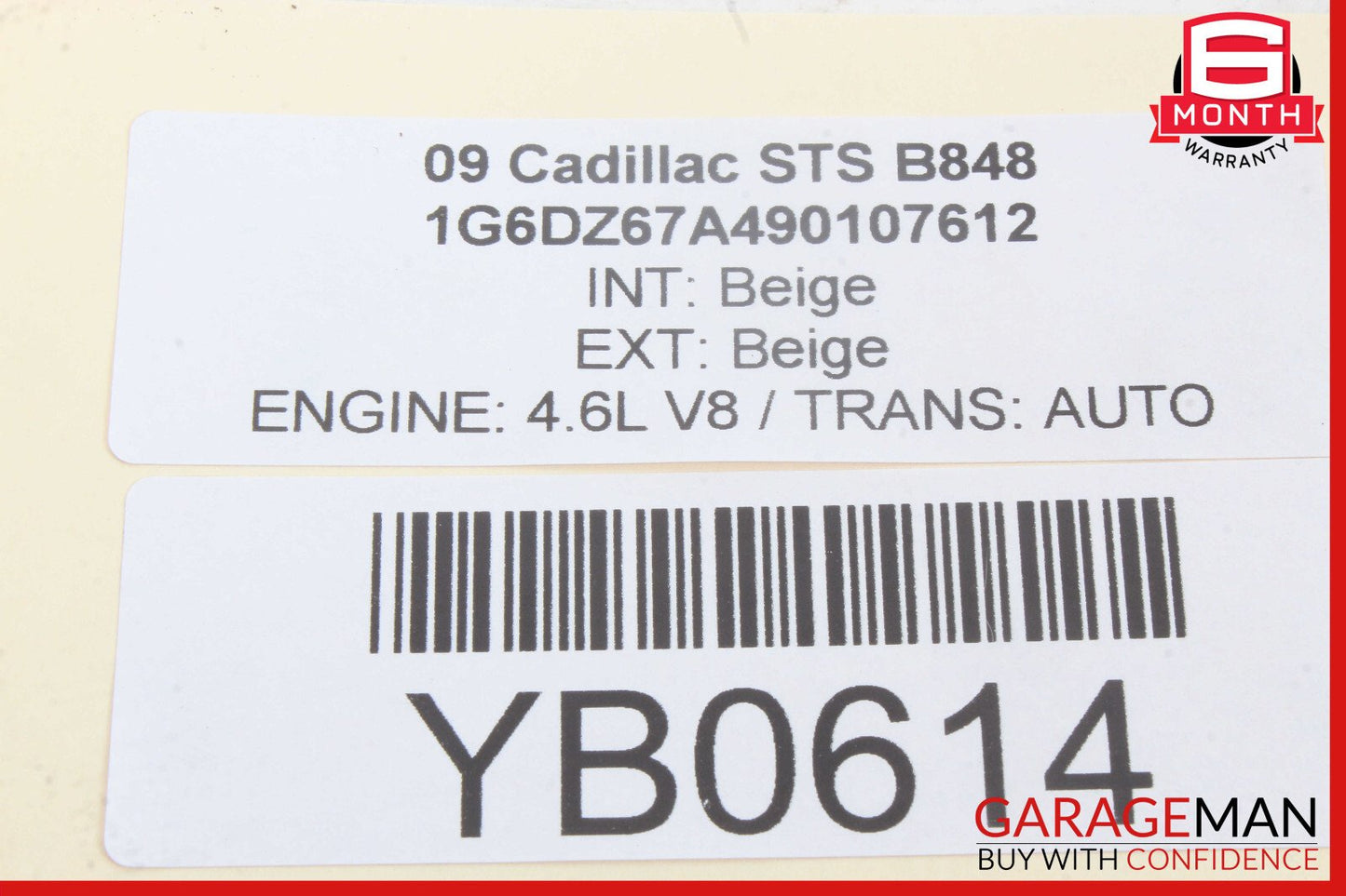 09-11 Cadillac STS Airbag Air Bag Sensor SRS Control Module OEM