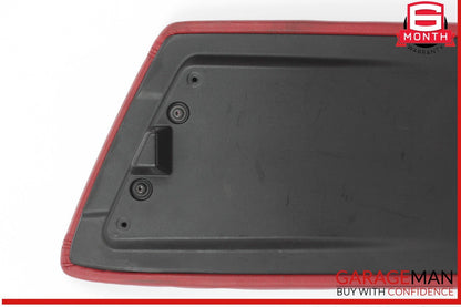 17-19 Alfa Romeo Giulia Front Center Console Arm Rest Armrest Lid Cover Red OEM