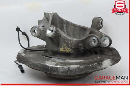 11-16 BMW 528i 535i 550i F10 Rear Right Side Spindle Knuckle w/ Rotor Disc