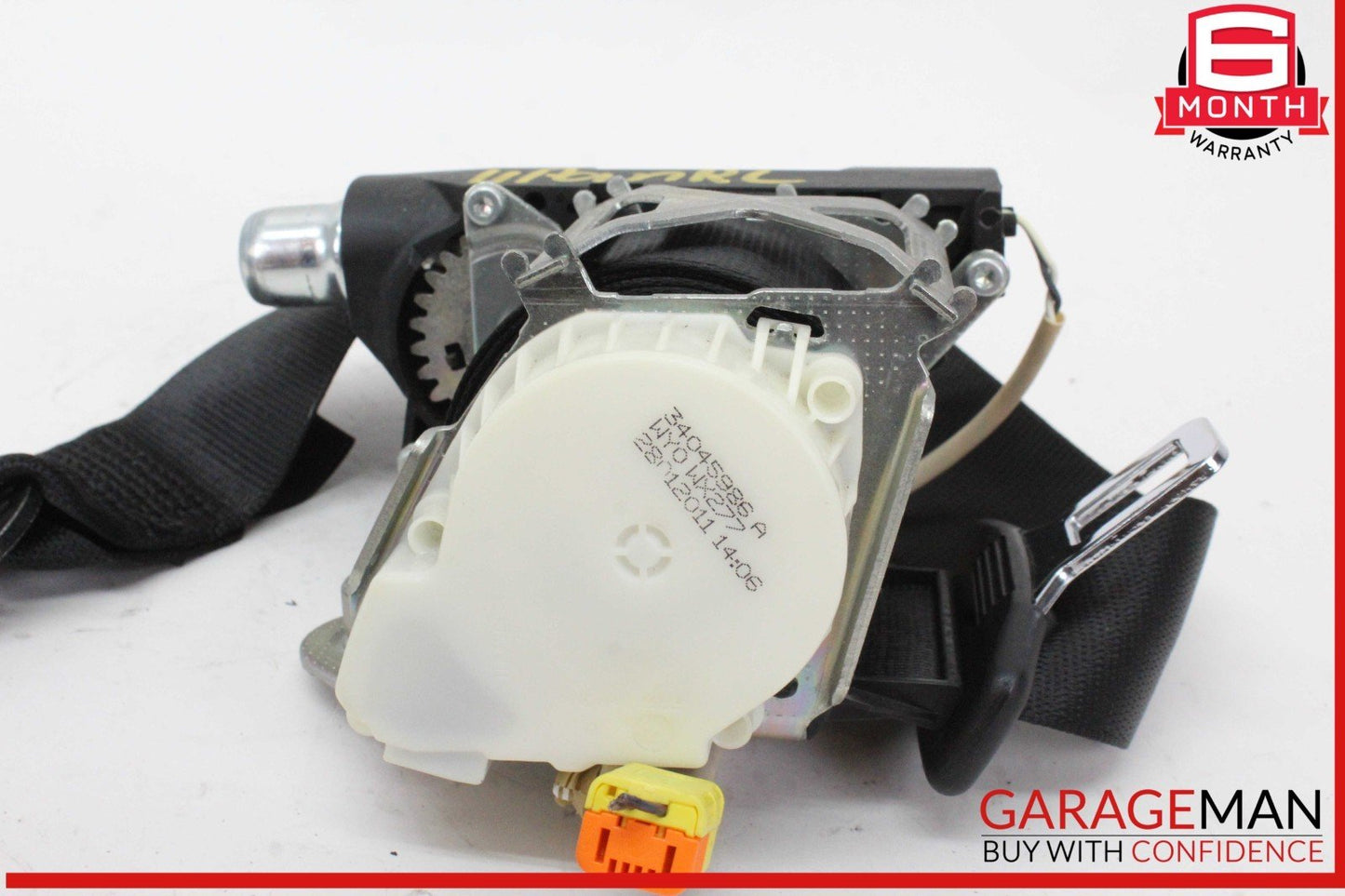 10-16 Porsche Panamera 970 Rear Left or Right Side Seat Belt Seatbelt Black OEM