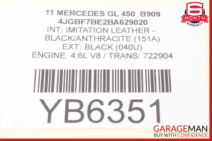 06-13 Mercedes X164 GL450 ML550 ML350 Front Right Passenger Door Control Module