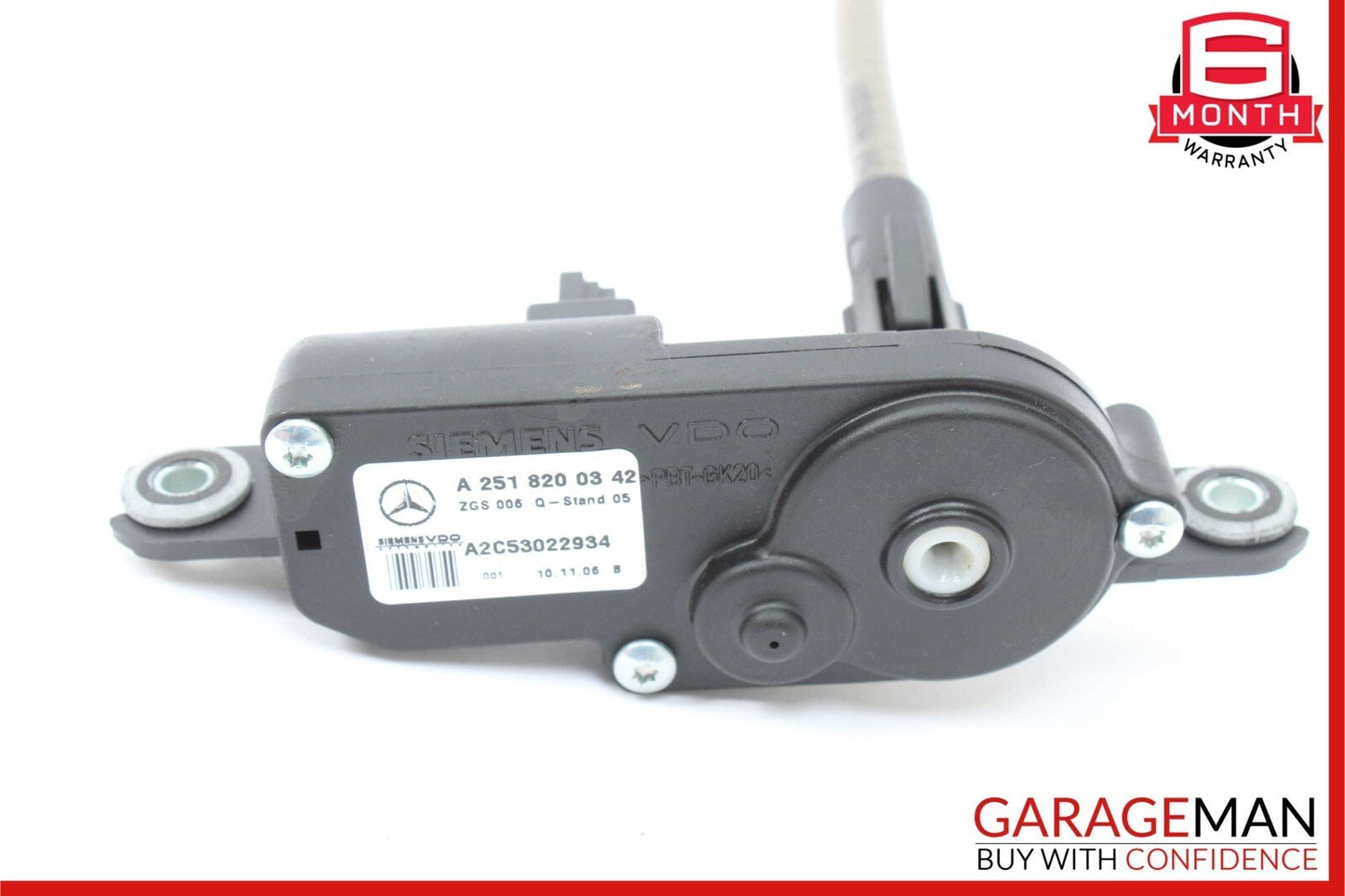 06-13 Mercedes X164 GL450 ML350 Rear Right Quarter Window Regulator Motor OEM