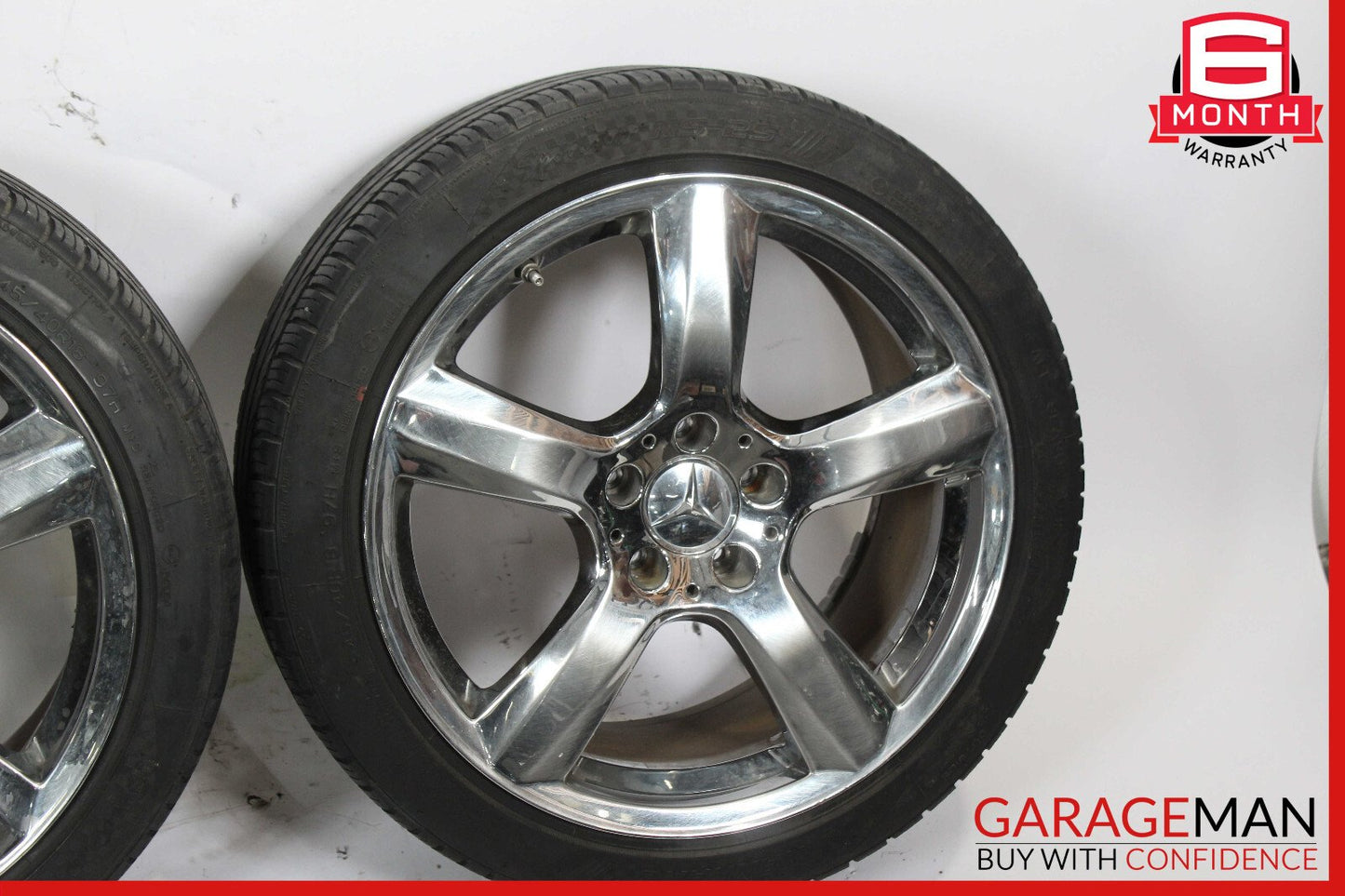 12-18 Mercedes W218 CLS550 8.5 x R18 18" Complete Wheel Tire Rim Set of 4 Pc OEM