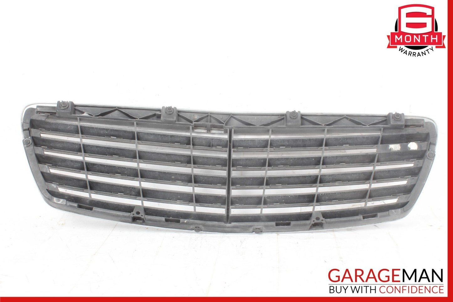 03-06 Mercede W211 E320 E500 E55 AMG Hood Radiator Grille Grill Chrome OEM