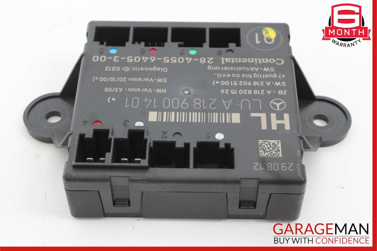 08-15 Mercedes W204 C250 Rear Left Driver Side Door Control Module Q1 OEM