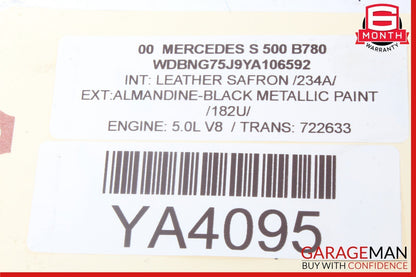 00-06 Mercedes W220 S500 CL500 SL500 Communication Voice Control Module Unit
