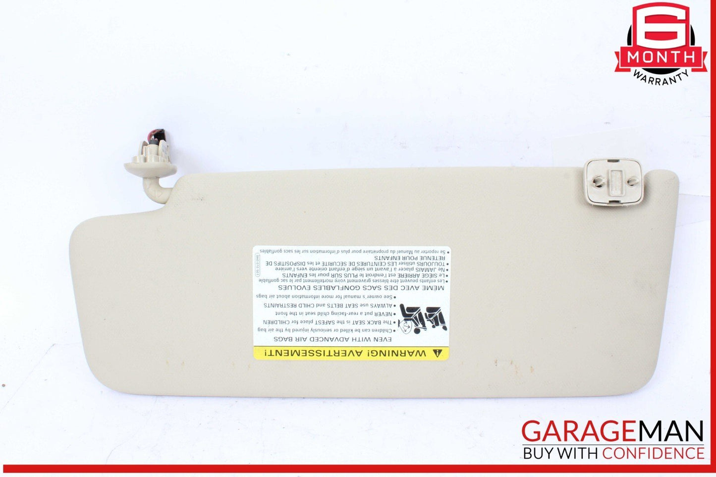 17-24 Audi Q5 A4 Front Right Passenger Side Sun Visor Sunvisor 8H0010501 OEM