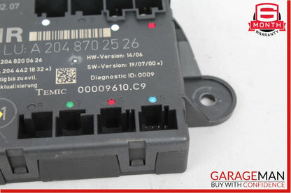 08-14 Mercedes W204 C300 C350 Rear Right Side Door Control Module 2048702526 OEM