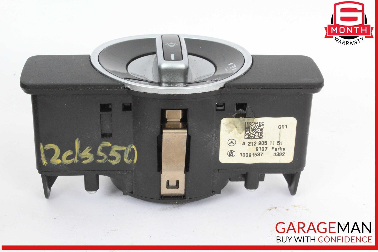12-18 Mercedes W218 CLS500 CLS550 Headlight Light Switch Control Module OEM