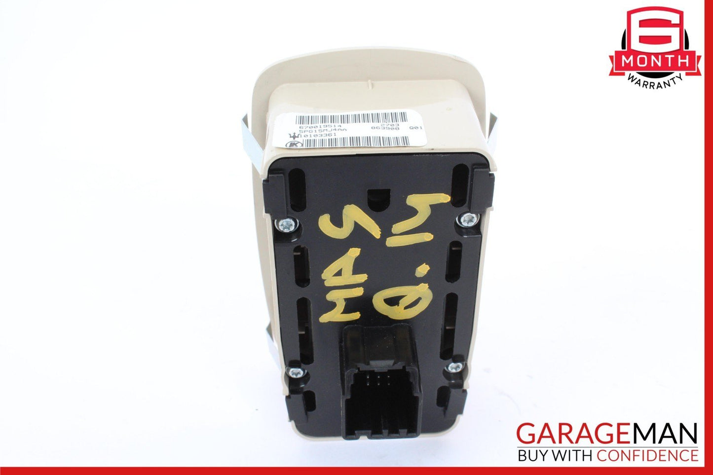 14-17 Maserati Quattroporte Front Right / Rear Left or Right Door Window Switch
