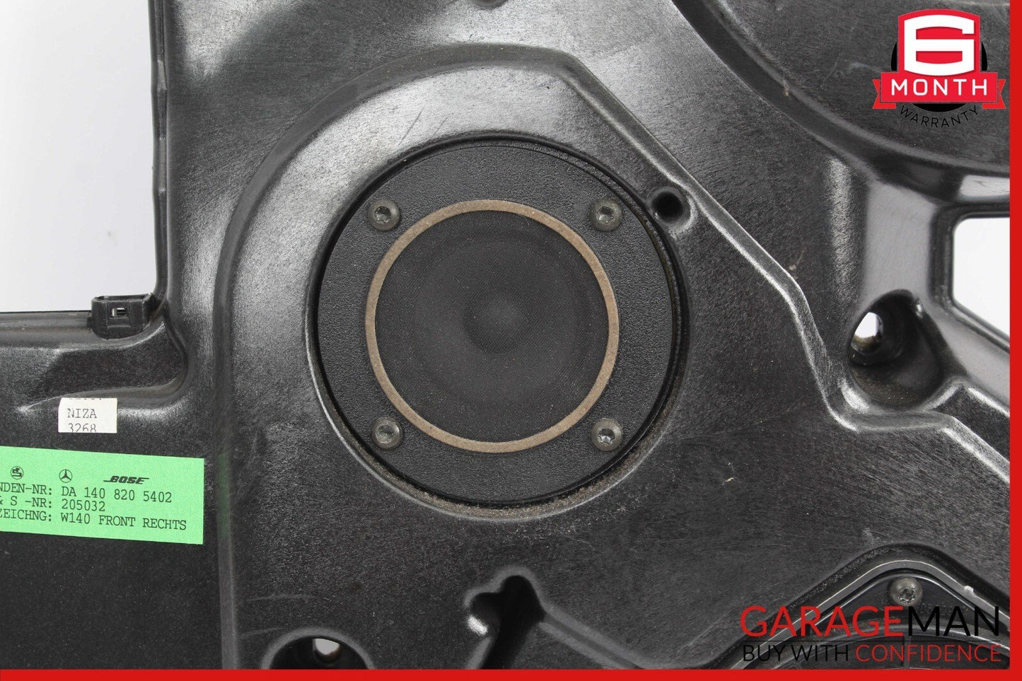 95-99 Mercedes W140 S320 Front Right Door Sound Woofer Speaker 1408205402 OEM