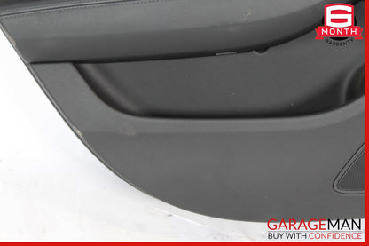 11-17 Audi A8 Interior Door Panel Rear Left Driver Side Black OEM