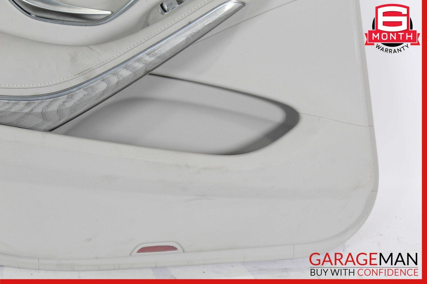 14-17 Mercedes W222 S550 S500 Rear Left Side Interior Door Panel Cover Gray
