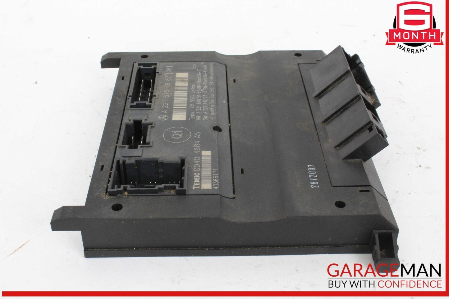 07-13 Mercedes W221 S550 S63 Front Left Driver Side Under Seat Control Unit OEM