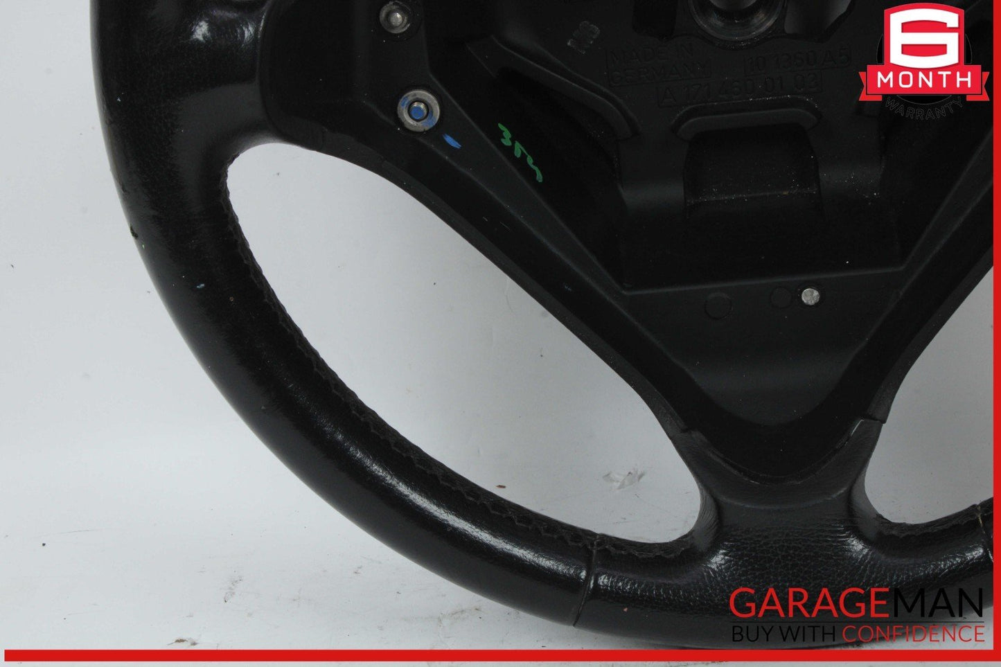 05-08 Mercedes R171 SLK280 C230 C280 3 Spoke Sport Steering Wheel Black OEM