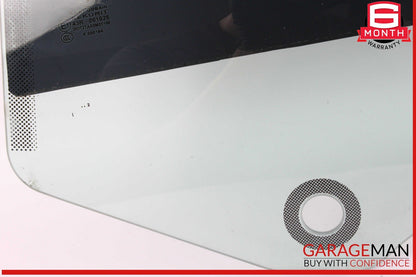 12-18 BMW 640i Rear Left Driver Side Door Window Glass OEM