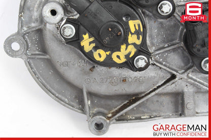 05-13 Mercedes W211 E350 Front Left Side Engine Timing Chain Cover Plate OEM