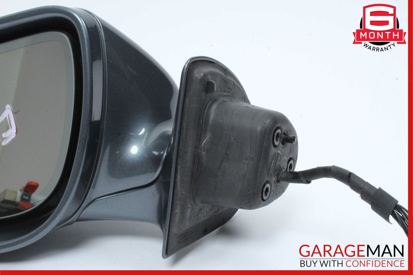 07-09 Mercedes W211 E320 E350 Front Left Side Door Mirror Rear View Grey OEM