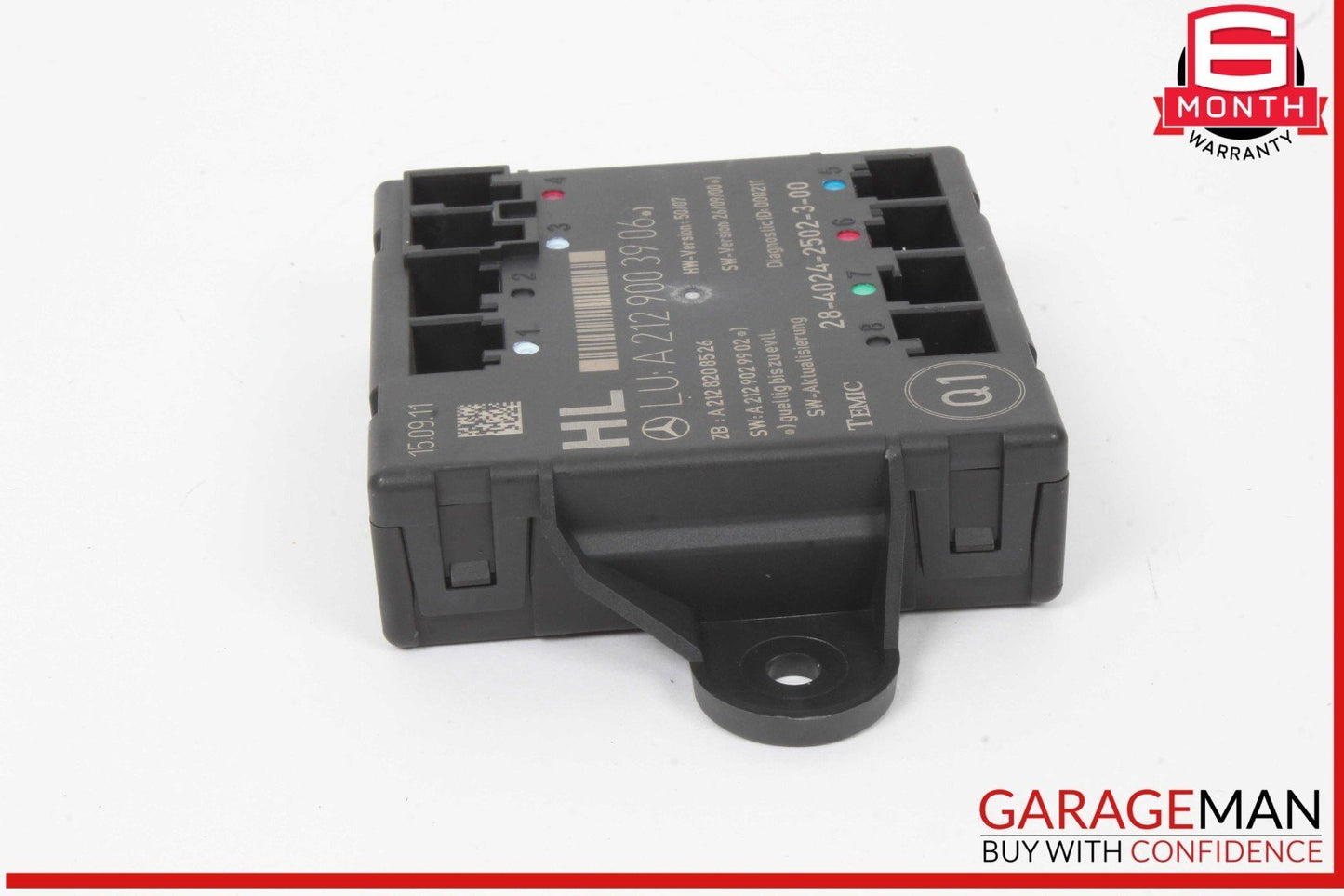 08-18 Mercedes W204 C250 E350 Rear Left Driver Side Door Control Module OEM