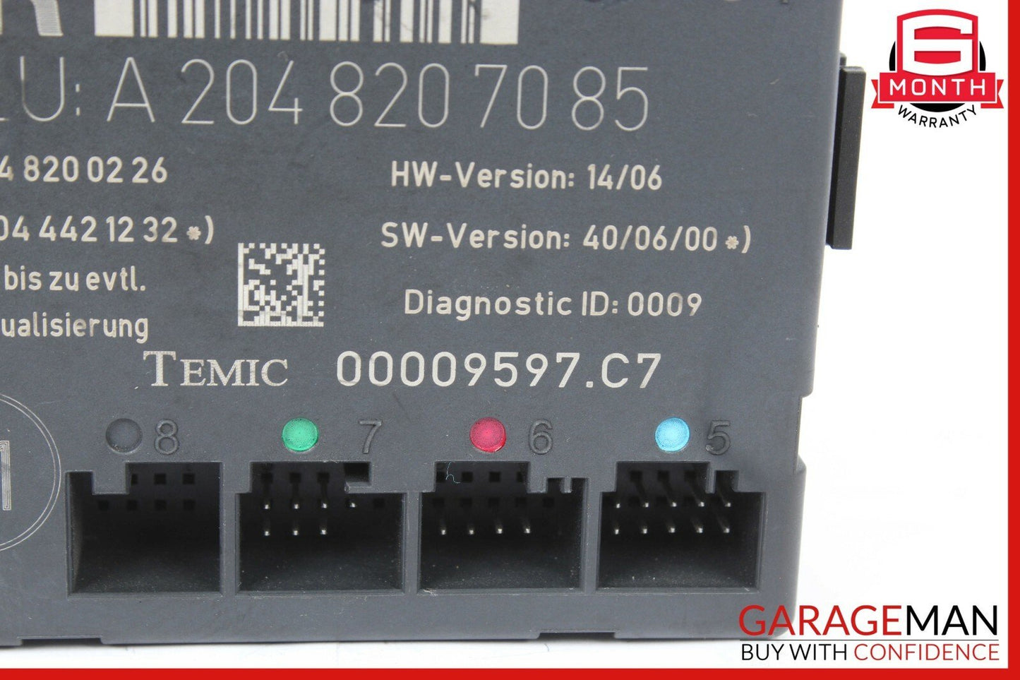 08-11 Mercedes W204 C250 C300 Front Right Passenger Side Door Control Module OEM