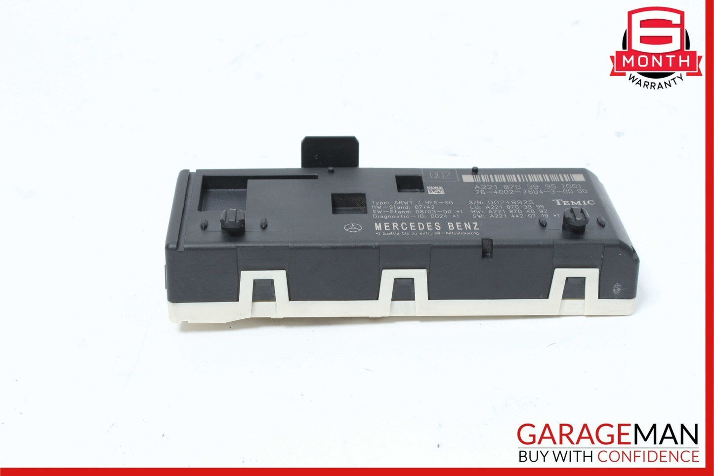 07-14 Mercedes W221 S550 S400 Trunk Release Remote Open Close Module Unit OEM
