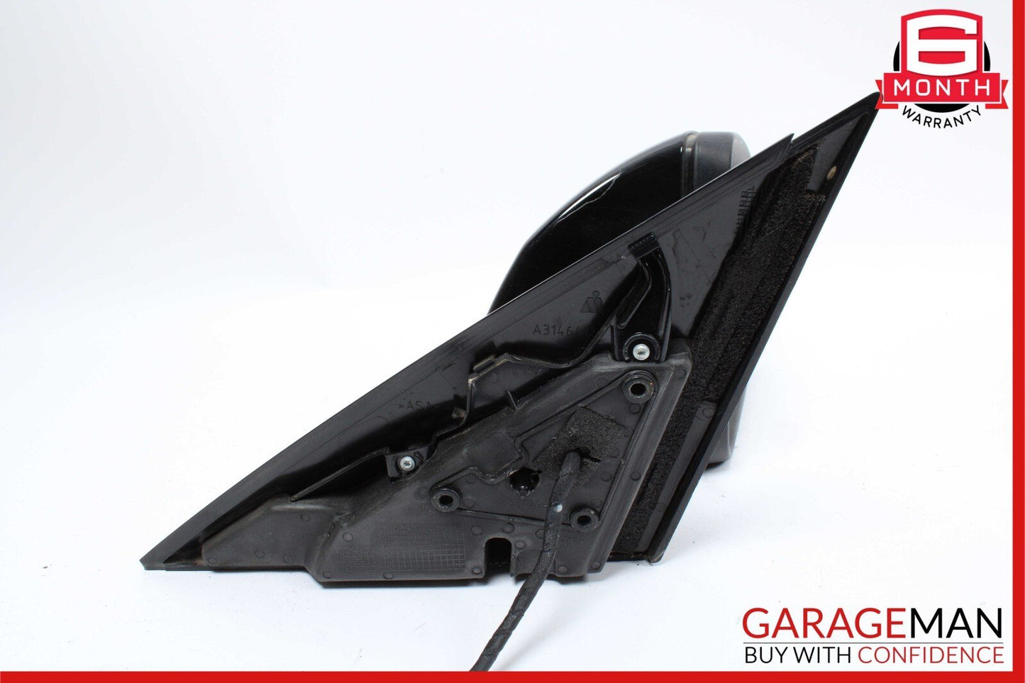 08-09 Mercedes W204 C300 C63 AMG Front Right Side Rear View Door Mirror Black