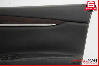 14-17 Maserati Ghibli Front Right Passenger Side Interior Door Panel Cover Black
