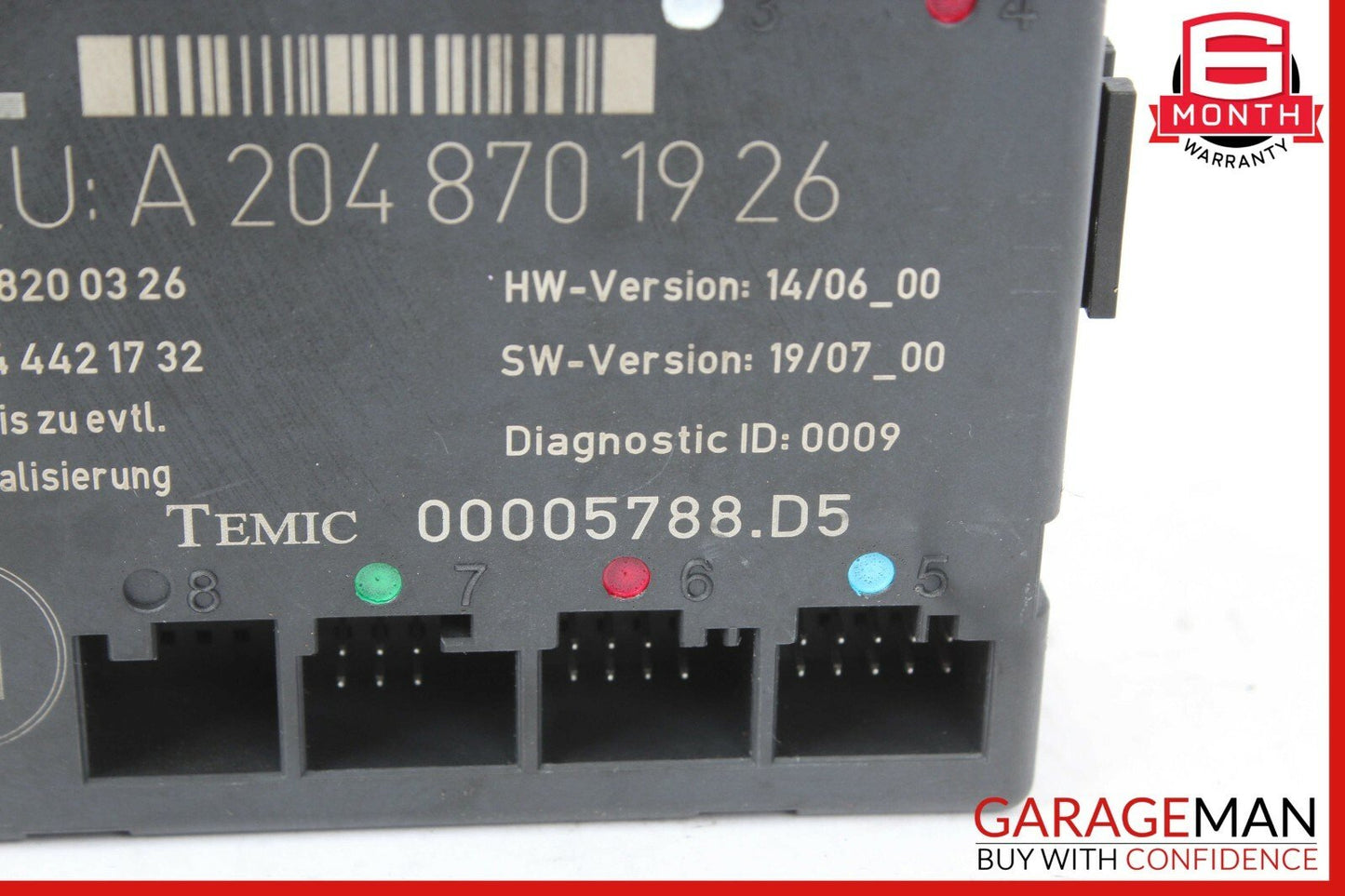 08-14 Mercedes W204 C250 C350 Front Left Side Door Control Module OEM