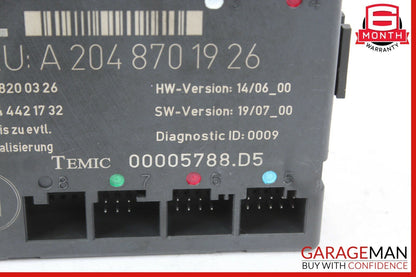 08-14 Mercedes W204 C250 C350 Front Left Side Door Control Module OEM